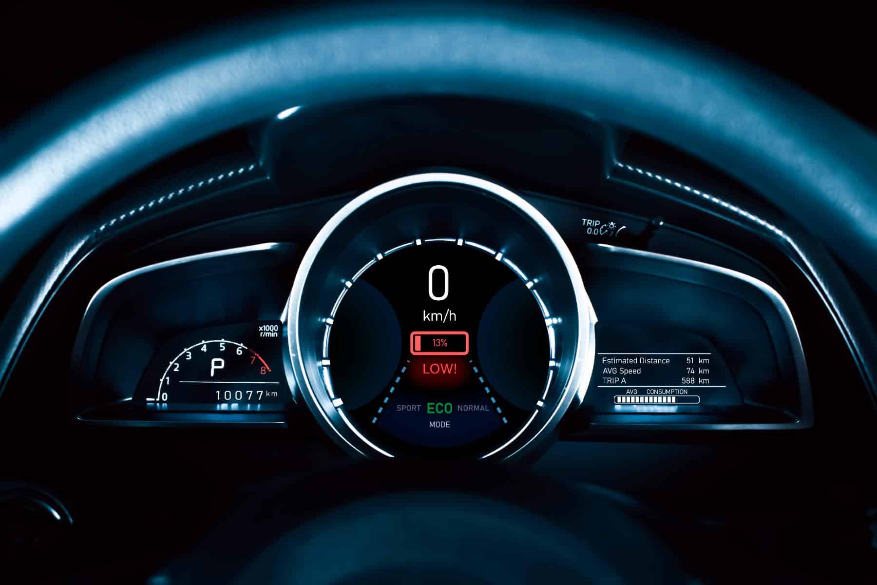 Vehicle dashboard warning lights